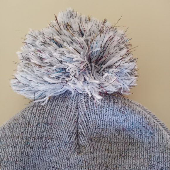 Girls Unicorn Embroidered Beanie Snow Hat Toboggan With Pom Pom - Picture 9 of 11